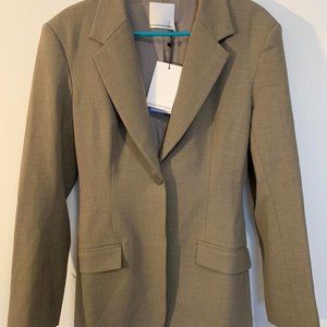 NWT Christopher Esber Redux Contoured Blazer in Khaki